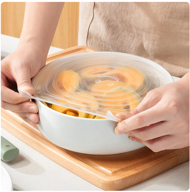 Compre 6 Leve 12 - Kit 12 Tampas de Silicone Reutilizável (UNIVERSAL) - Super Elástico - OFERTA ESPECIAL FIM DE ANO