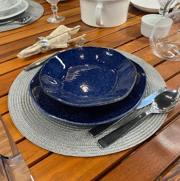Peças Aparelho de Jantar em Porcelana Conjunto de Luxo Safira - OFERTA ESPECIAL FIM DE ANO